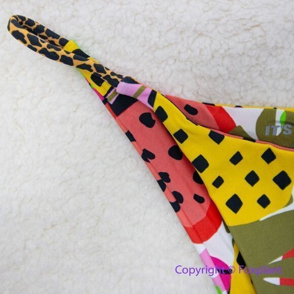 NEW It’s now cool  String Bikini Bottom cheeky thong in Tropicool, size M - Picture 9 of 12